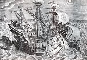 Navegação de Jan van der (1523 1605) Straet