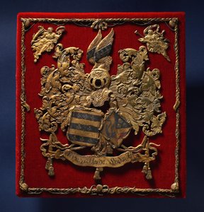 Brasões de família de Jan van der Heyden e Sara ter Hiel de Jan van der Heyden