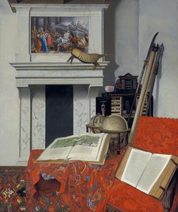 Stillife com variedades (canto de uma sala) de Jan van der Heyden
