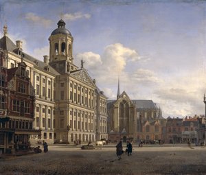 A nova prefeitura, Amsterdã, 1668