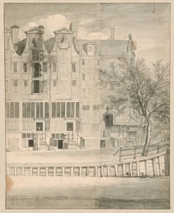 Casa incendiada em Leidsegracht, 1684 de Jan van der Heyden