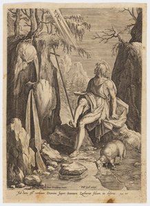 São João Batista no Deserto de Jan van der Straet, called Stradanus