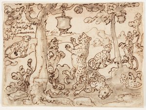 A Armadilha da Pantera de Jan van der Straet, called Stradanus