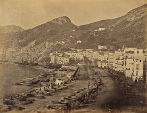 Salerno a partir da janela do hotel