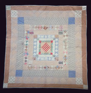 Colcha de retalhos, c.1860 (têxtil) de Jane Pizar