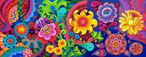 Padrão floral, 2020 de Jane Tattersfield