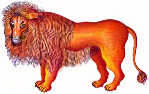 Leo the Lion, 1996, (tinta e guache)