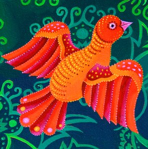 Orange Bird, 2019 de Jane Tattersfield