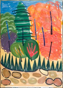 Pólos azuis, 2007 (óleo sobre tela)