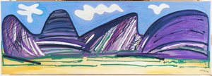 The Road to Ardnamurchan, 2015 (petróleo sobre tela) de Janet McKenzie