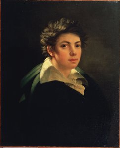 "Auto-Retrato"" Pintura de Janos Rombauer (1782-1849) 1813 State A. Pushkin Museum of Fine Arts, Moscow de Janos Rombauer