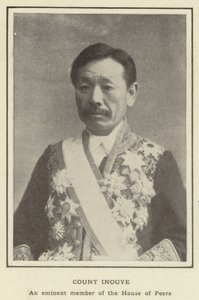 Conde Inouye, um eminente membro da Câmara dos Pares de Japanese Photographer
