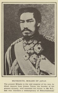 Mutsuhito, Mikado do Japão de Japanese Photographer