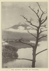 O vulcão extinto de Fujiyama