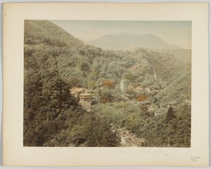Vista de Miyanoshita, Prefeitura de Kanagawa, Japão de Japanese Photographer