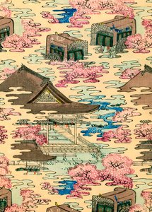 Paisagem Abstrata com Casas de Japanese School