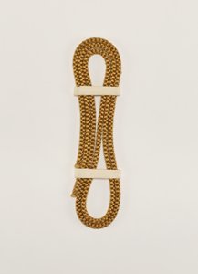 Cordão para fixar a tampa da boca do frasco de armazenamento de folhas de chá (kuchio), final do século XIX - início do século XX (seda com corante sintético) de Japanese School