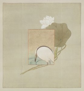 Capa de Presente, Período Meiji (1868-1912) (seda pintada com fios bordados) de Japanese School