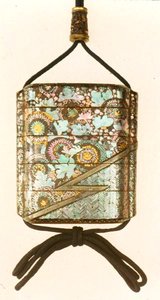 Estojo para transporte de Inro, Período Edo (1603-1867) (laca) de Japanese School