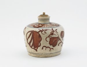 Jarro para pellets de doces, prefeitura de Hyogo, período Edo, início do século XIX (cerâmica) de Japanese School