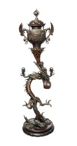 Koro, Meiji Peiriod, final do século 19 (bronze) de Japanese School