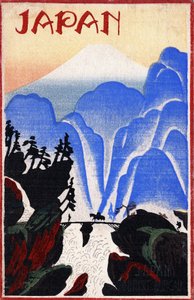 Paisagem do Japão. Pintura, Japão de Japanese School