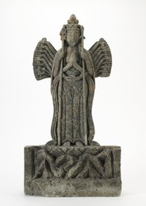 Estatueta (pedra cinza grossa)