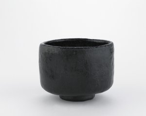 Bacia de chá, Kyoto, período de Edo (cerâmica) de Japanese School