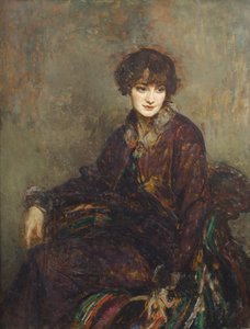 Retrato de Daisy Fellowes, née Marguerite Decazes de Glücksbierg 1890-1962 de Jaques Èmile Blanche