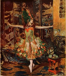 Tamara Karsavina. Capa da Revista Jugend, 1914 de Jaques Èmile Blanche