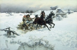 O Sleighride, 1896 de Jaroslav Friedrich Julius Vesin