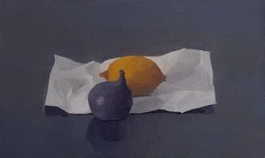 Figo e limão, 2016 (óleo sobre madeira de tília)