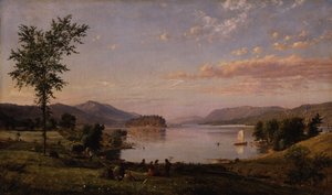 Lago Greenwood, Nova Jersey, 1866 de Jasper Francis Cropsey