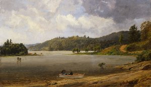No lago Wawayanda, Nova Jersey, 1873 de Jasper Francis Cropsey