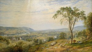 O vale do Wyoming, 1865. de Jasper Francis Cropsey