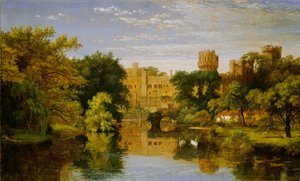Castelo de Warwick, Inglaterra de Jasper Francis Cropsey