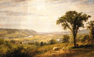 Vale de Wyoming, Pensilvânia, 1864. de Jasper Francis Cropsey