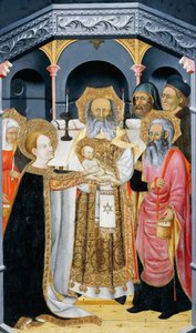 Apresentação de Jesus no Templo, retábulo de Verdu