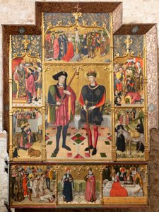 Altarpiece (Retaule dels sants Abdó i Senén) de Jaume Huguet