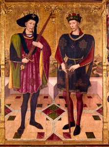 São Abdón e São Sennen, mártires que morreram em Roma por volta de 303 sob as perseguições do Imperador Diocleciano (245-313) contra os cristãos de Jaume Huguet