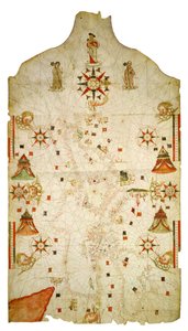 Mapa do Mediterrâneo e do Mar Negro, 1563 de Jaume Olives