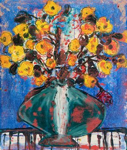 Fleur De Sel No. 19 Hiding In Plain Sight, 2021 (óleo sobre tela) de Jay Batlle