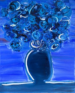 Fleur de Sel No. 1 Paris In Winter, 2021 (óleo sobre tela) de Jay Batlle