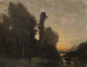 Paisagem, ambiente nocturno