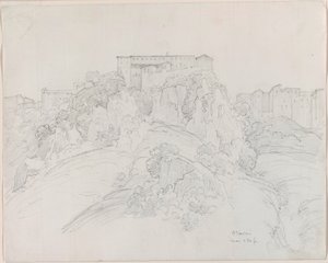 Vista de Narni de Jean-Baptiste-Camille Corot