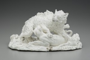 The Wolf Hunt, c.1751 (porcelana de pasta macia)