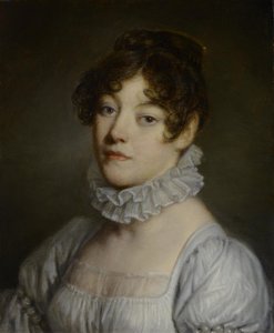 Retrato de uma jovem mulher de Jean-Baptiste Greuze