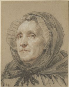 Retrato da mãe do artista de Jean-Baptiste Greuze