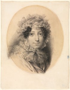 Retrato de uma senhora de Jean-Baptiste Isabey
