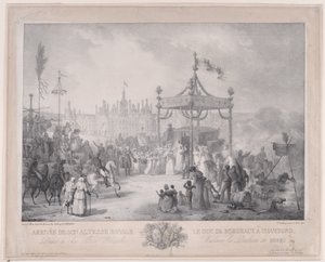 A chegada de Sua Alteza Real o Duque de Bordéus a Chambord